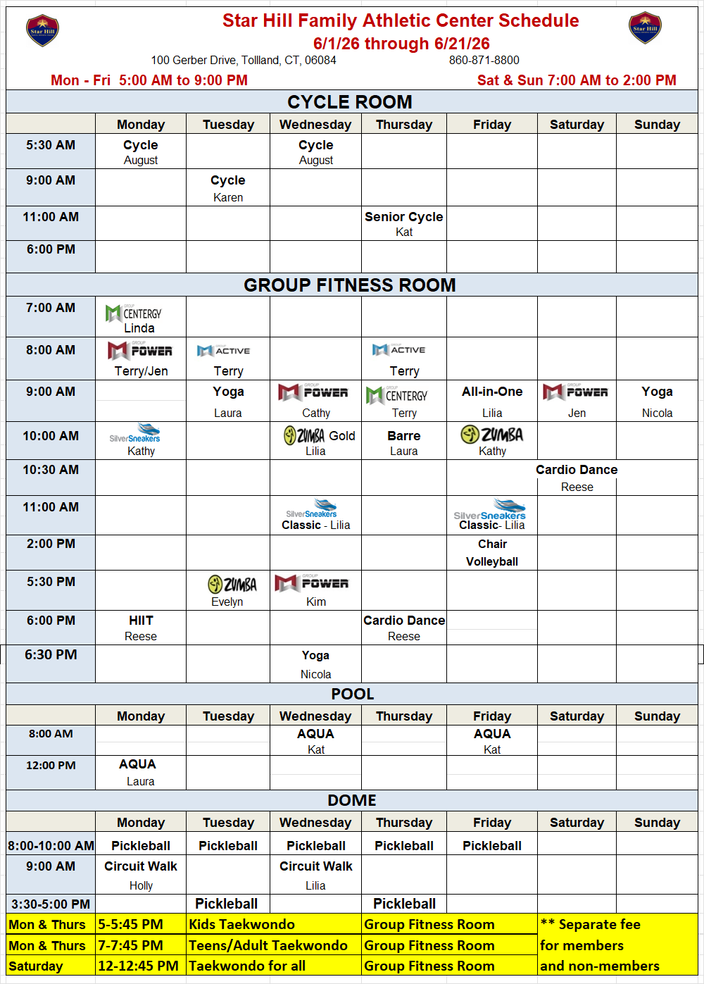 Fit Sched 6-1-26